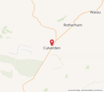 Map of Culverden, Canterbury