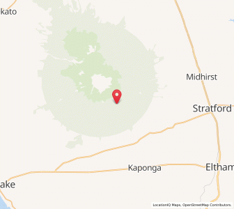 Map of Dawson Falls, Taranaki