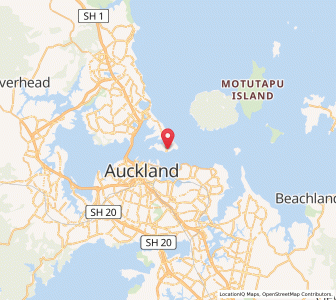 Map of Devonport, Auckland