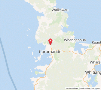 Map of Driving Creek, Waikato