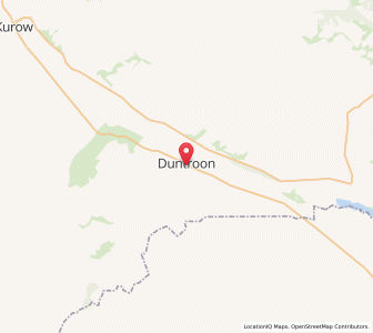 Map of Duntroon, Canterbury