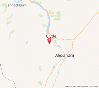 Map of Earnscleugh, Otago