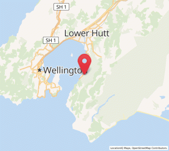 Map of Eastbourne, Wellington