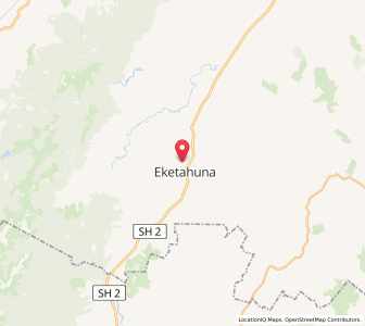 Map of Eketahuna, Wellington
