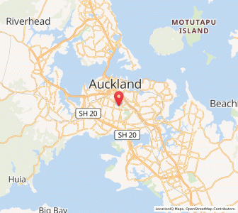 Map of Epsom, Auckland