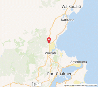 Map of Evansdale, Otago