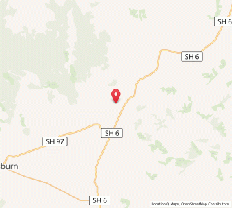 Map of Eyre Creek, Southland