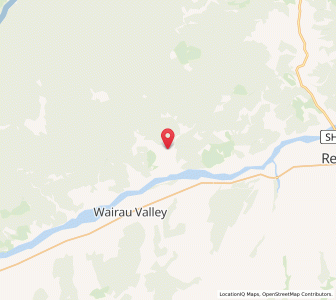 Map of Fabians Valley, Marlborough