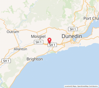 Map of Fairfield, Otago