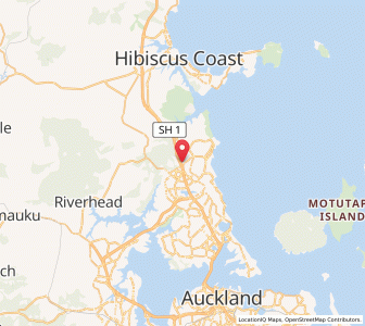 Map of Fairview Hights, Auckland