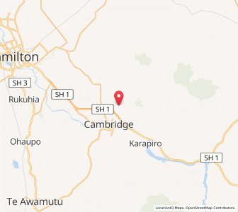 Map of Fencourt, Waikato