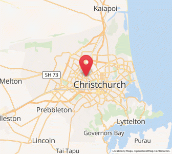 Map of Fendalton, Canterbury