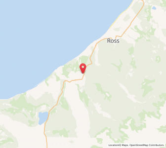 Map of Fergusons, West Coast