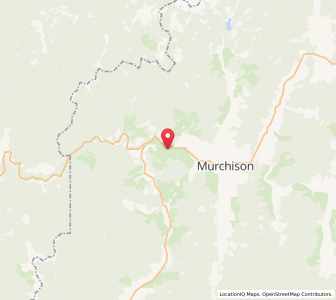 Map of Fern Flat, Tasman