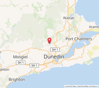 Map of Flagstaff, Otago