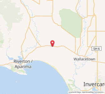Map of Flints Bush, Southland