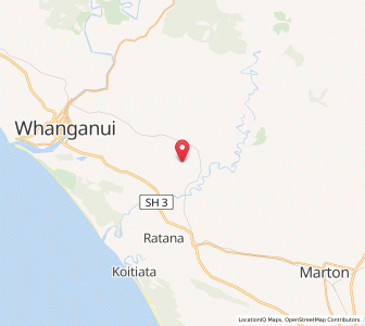 Map of Fordell, Manawatu-Wanganui