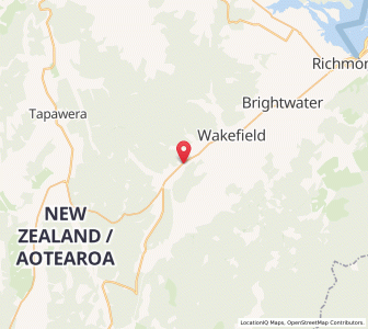 Map of Foxhill, Tasman