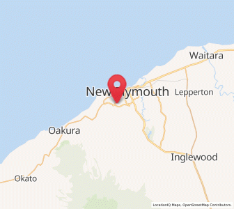 Map of Frankleigh Park, Taranaki