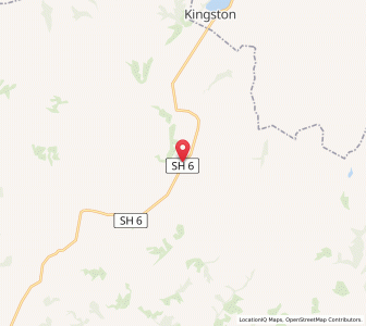 Map of Garston, Southland