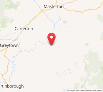 Map of Gladstone, Wellington