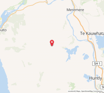 Map of Glen Murray, Waikato