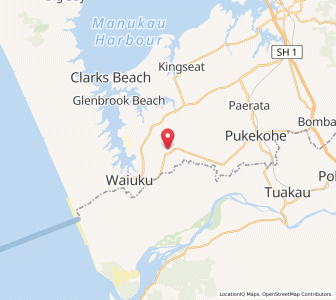 Map of Glenbrook, Auckland