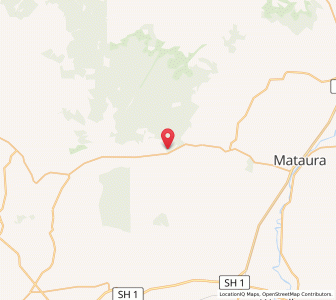 Map of Glencoe, Southland