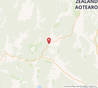 Map of Glenhope, Tasman