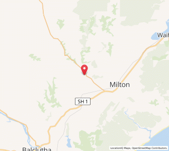 Map of Glenore, Otago