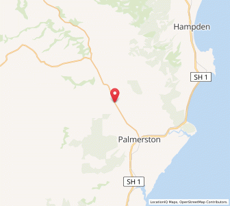 Map of Glenpark, Otago