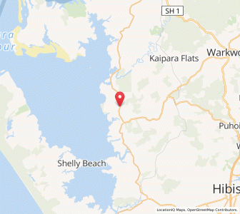 Map of Glorit, Auckland