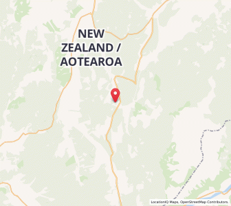 Map of Golden Downs, Tasman