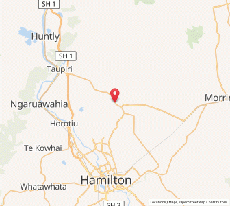 Map of Gordonton, Waikato