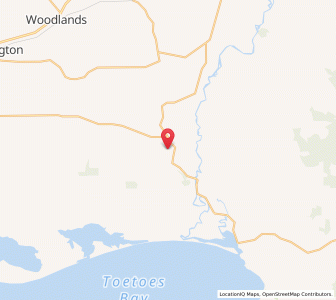 Map of Gorge Road, Southland