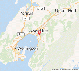 Map of Gracefield, Wellington