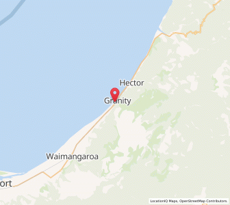 Map of Granity, West Coast