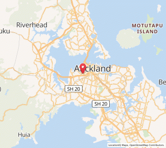 Map of Grey Lynn, Auckland