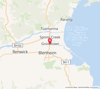 Map of Grovetown, Marlborough