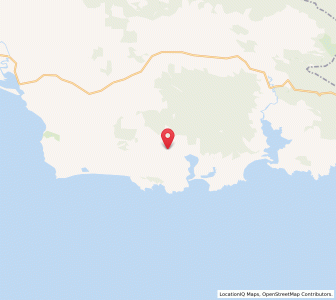 Map of Haldane, Southland