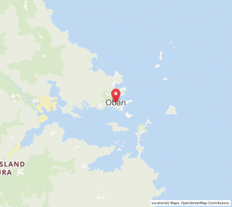 Map of Halfmoon Bay, Southland