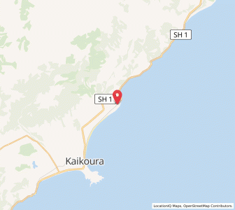 Map of Hapuku, Canterbury