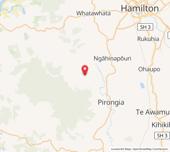 Map of Harapepe, Waikato