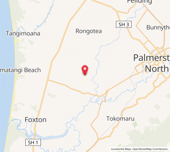 Map of Haunui, Manawatu-Wanganui
