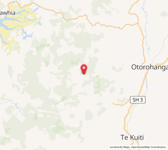 Map of Hauturu, Waikato