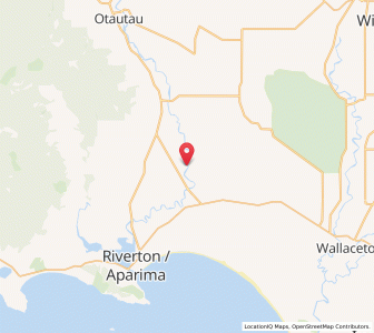 Map of Hazletts, Southland