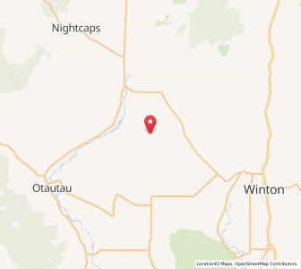 Map of Heddon Bush, Southland