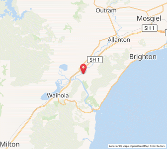 Map of Henley, Otago