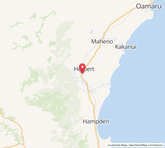 Map of Herbert, Otago