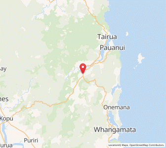 Map of Hikuai, Waikato
